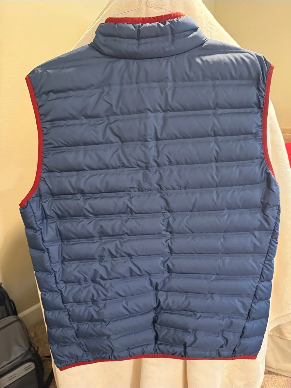 Men’s Columbia Budweiser Branded Red Quarter-Zip Fleece Pullover + Vest Bundle